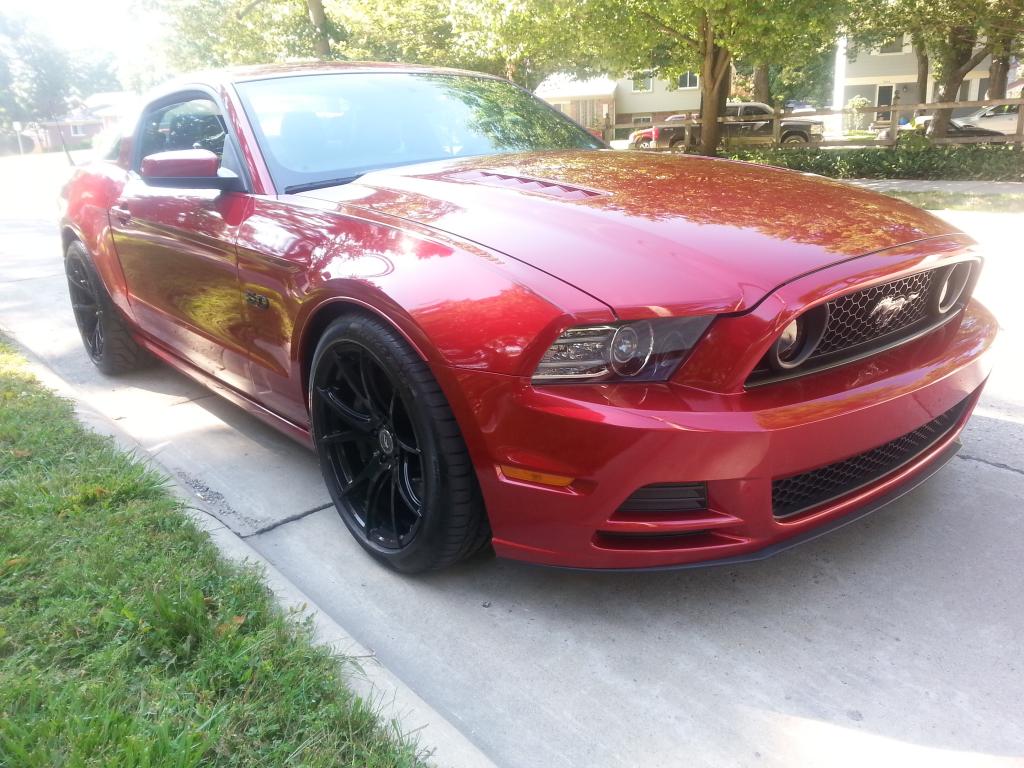 photo 3 Ford Mustang custom wheels Forgestar  CF5V 19x9.5, ET , tire size 255/40 R19. 19x11.0 ET 295/35 R19