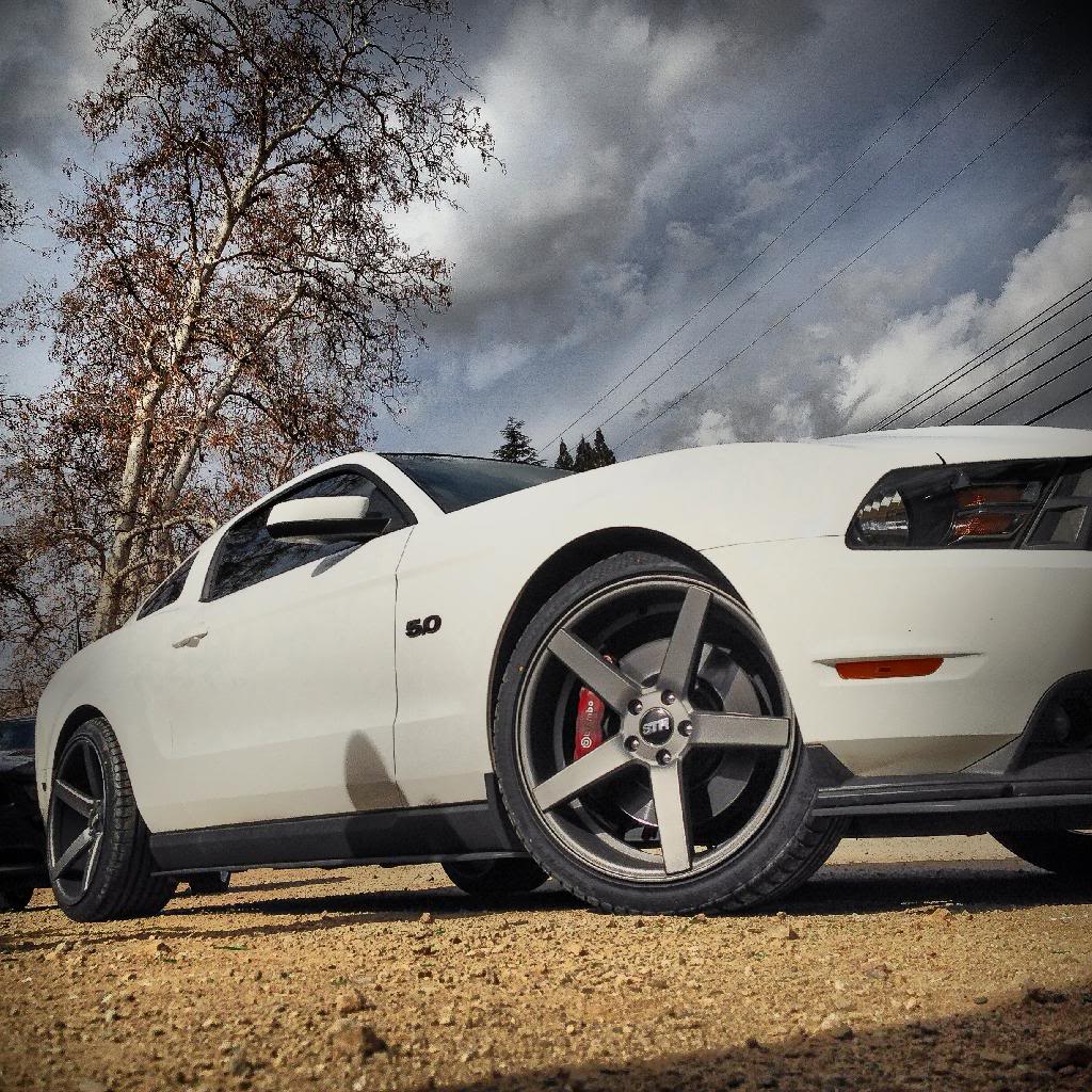 photo 1 Ford Mustang custom wheels STR  20x9.0, ET , tire size 255/ R20. 20x10.5 ET 285/ R20
