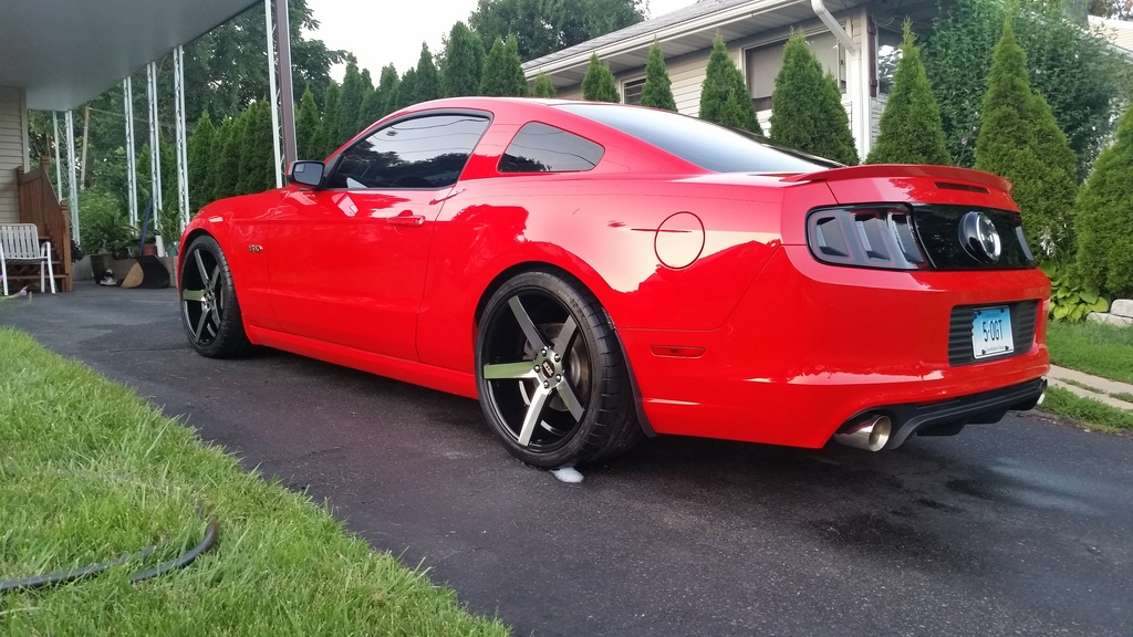 photo 2 Ford Mustang custom wheels STR  607 20x9.0, ET +35, tire size 255/35 R20. 20x10.5 ET+40 295/30 R20