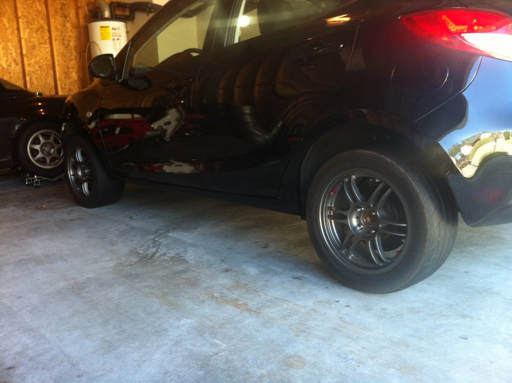 photo 1 Mazda Mazda2 custom wheels Kosei  K1-TS 15x7.0, ET +38, tire size 225/45 R15. x ET