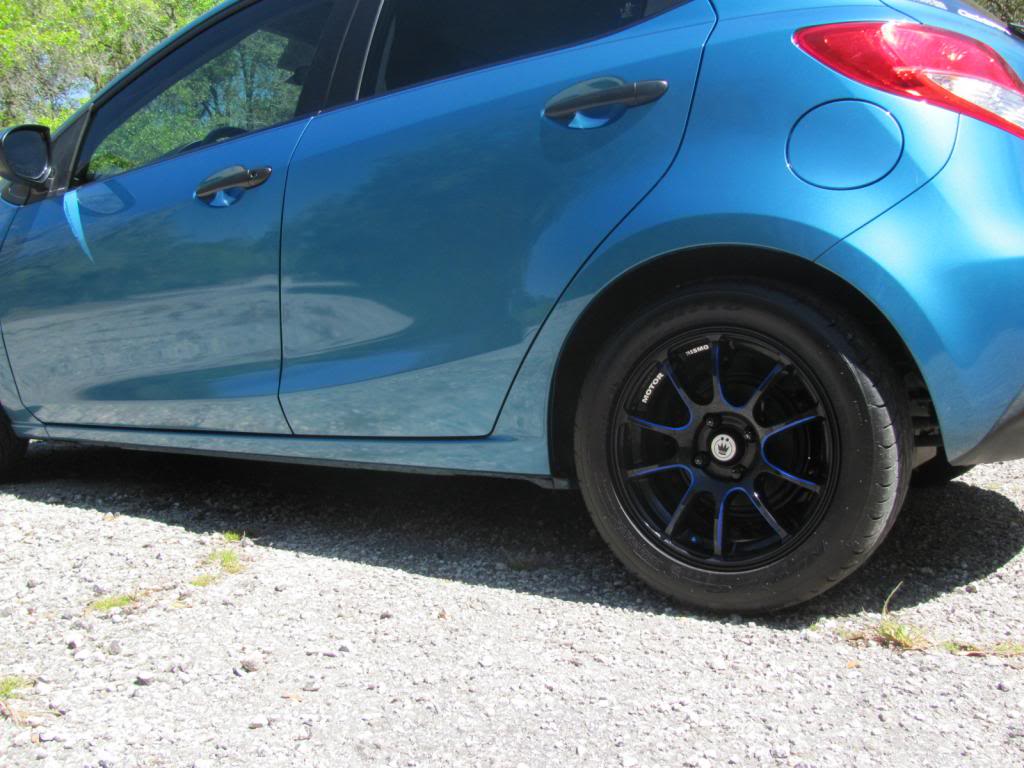 photo 1 Mazda Mazda2 custom wheels Konig Illusions  15x6.5, ET , tire size 205/50 R15. x ET 
