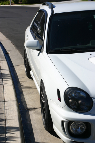 photo 8 Subaru Impreza WRX custom wheels Work Wheels Emotion CRKai 17x9.0, ET +34, tire size 235/40 R17. 17x9.0 ET+41 