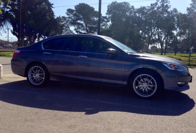 photo 1 Honda Accord custom wheels Enkei PF01 18x7.5, ET +38, tire size 225/45 R18. x ET