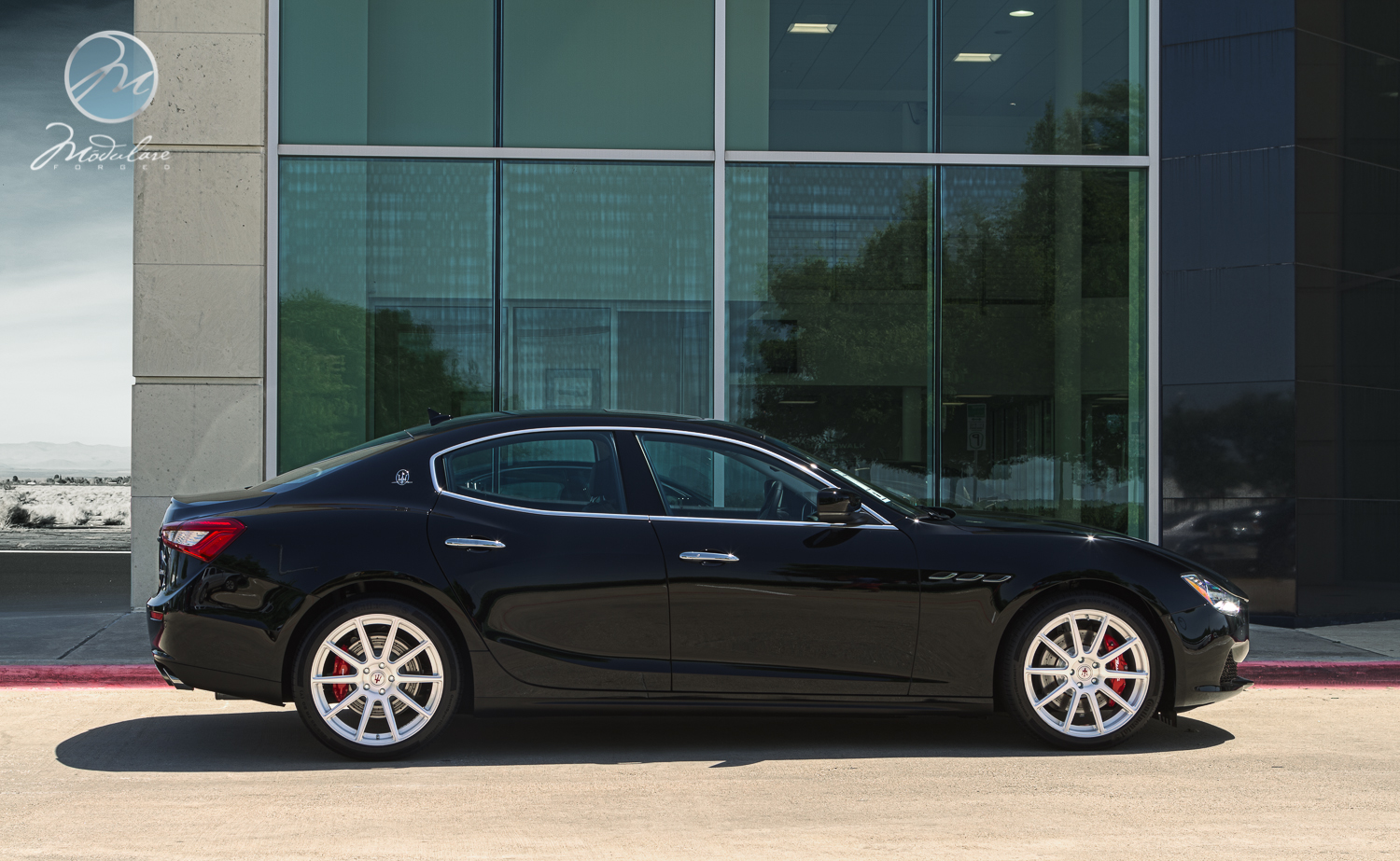 photo 8 Maserati Ghibli custom wheels OEM 20x9.0, ET , tire size 265/35 R20. 20x10.5 ET