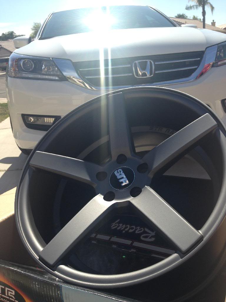 photo 1 Honda Accord custom wheels STR  607 19x10.0, ET +35, tire size 235/35 R19. x ET 