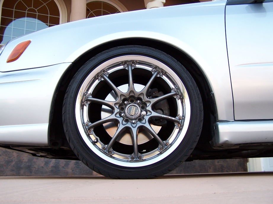 photo 3 Subaru Impreza WRX custom wheels Rays Engineering Volk Racing GT-N 18x7.5, ET +42, tire size 215/45 R18. x ET 