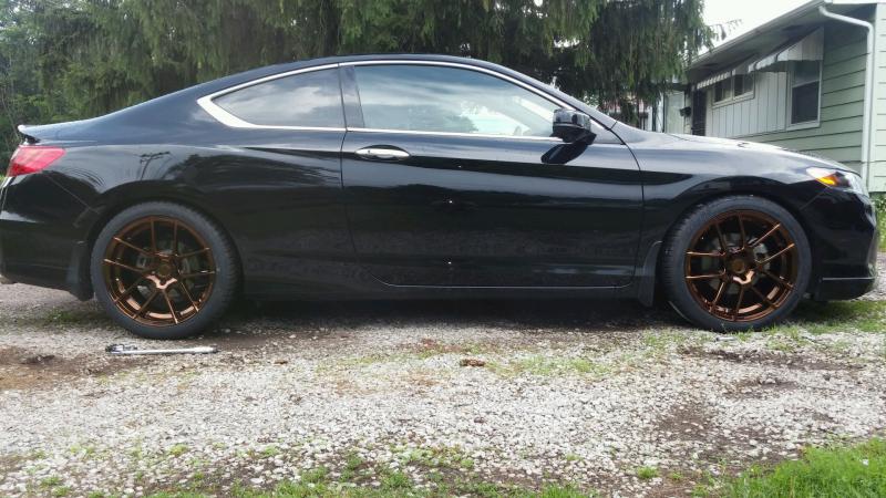 photo 1 Honda Accord custom wheels   19x8.5, ET +35, tire size 245/40 R19. 19x9.5 ET+40 275/35 R19