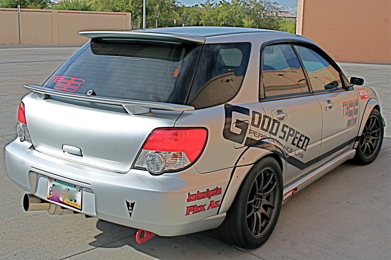 photo 4 Subaru Impreza WRX custom wheels Work Wheels Emotion CRKai 17x9.0, ET +44, tire size 255/40 R17. x ET