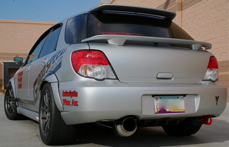 photo 8 Subaru Impreza WRX custom wheels Work Wheels Emotion CRKai 17x9.0, ET +44, tire size 255/40 R17. x ET