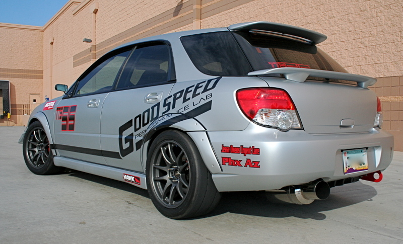 photo 10 Subaru Impreza WRX custom wheels Work Wheels Emotion CRKai 17x9.0, ET +44, tire size 255/40 R17. x ET