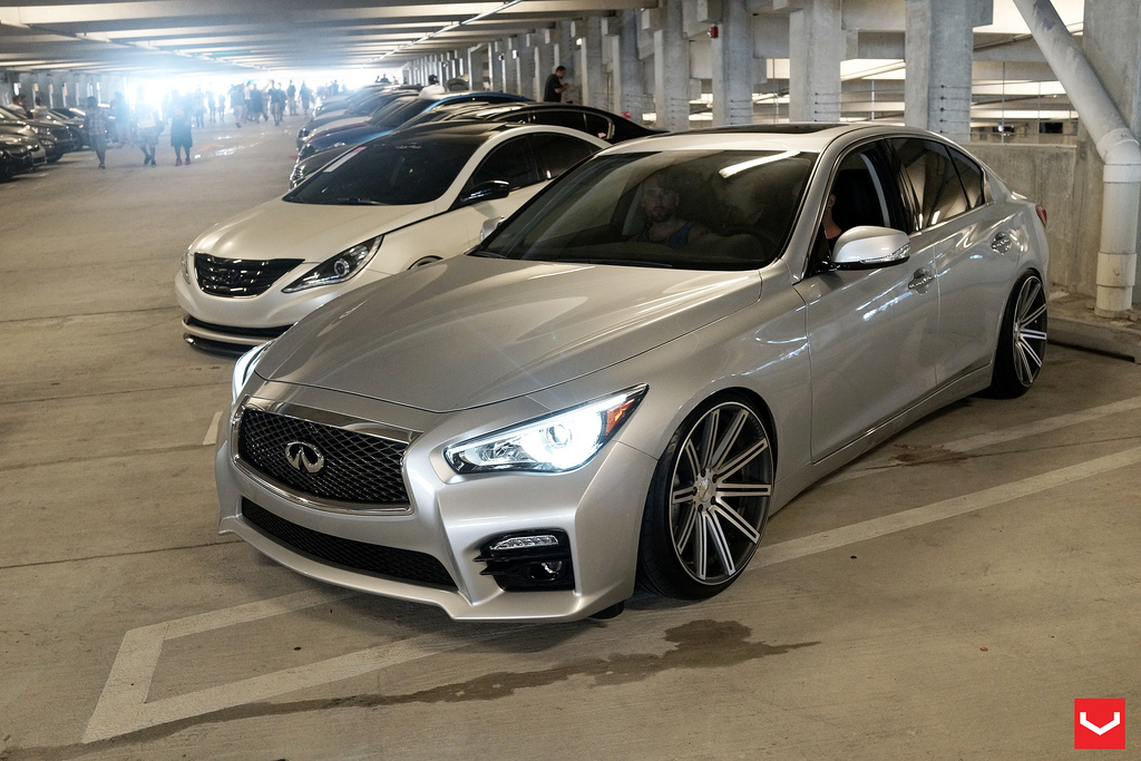 photo 1 Infiniti Q50 custom wheels Vossen CV4s 20x10.5, ET +25, tire size X R20. x ET