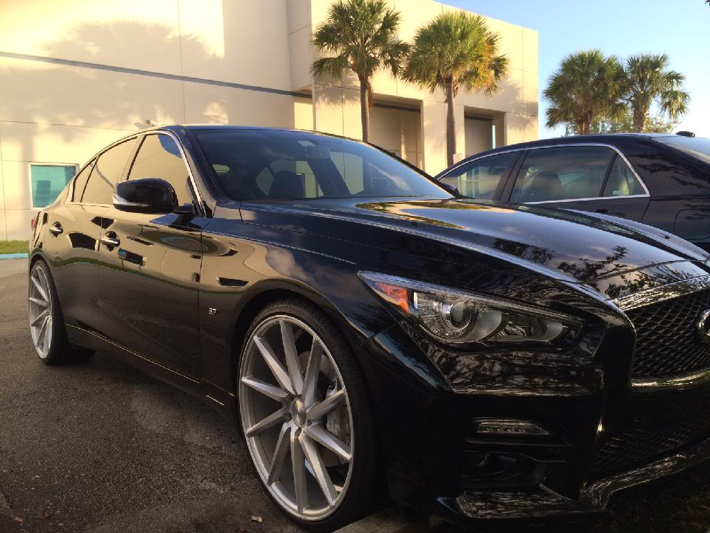 photo 2 Infiniti Q50 custom wheels Vossen CVT's 20x9.0, ET , tire size X R20. 22x10.5 ET