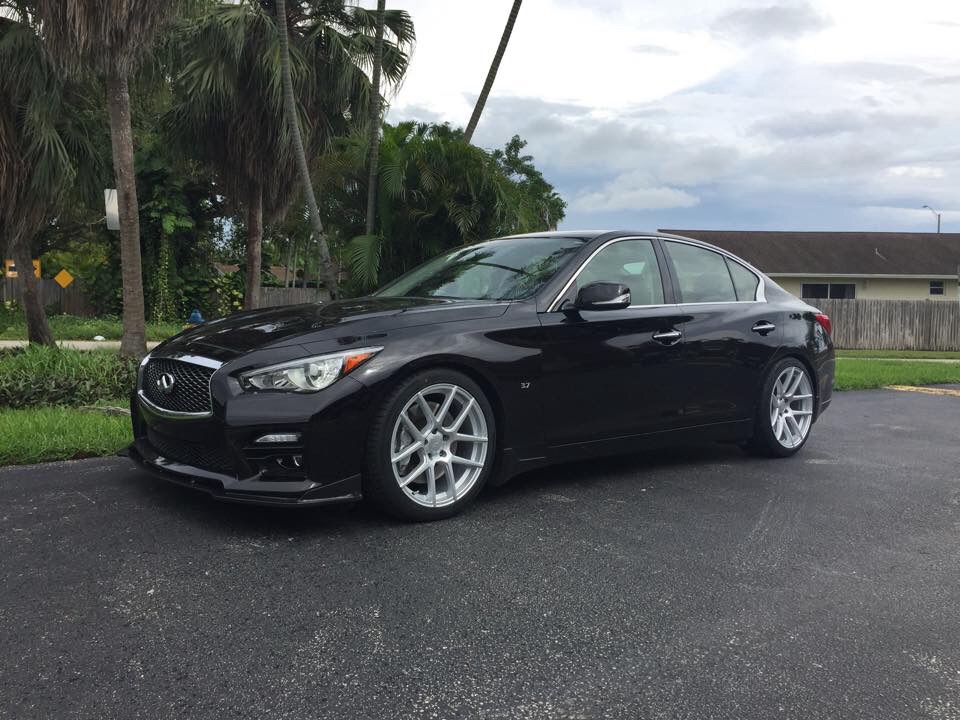 photo 1 Infiniti Q50 custom wheels Velgen VMB5 19x9.0, ET +35, tire size 245/40 R19. 19x10.5 ET+45 275/35 R19
