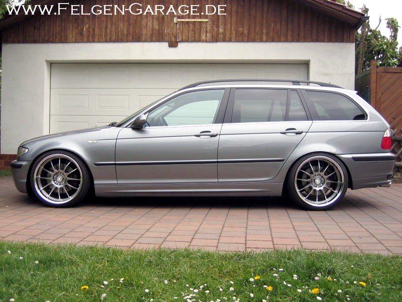 photo 1 BMW 330 custom wheels Work Euroline XS2 19x9.5, ET +35, tire size 225/35 R19. 19x10.5 ET+35 265/30 R19