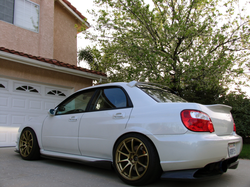 photo 2 Subaru Impreza WRX STi custom wheels Advan RS 18x10.0, ET +35, tire size 265/35 R18. x ET 