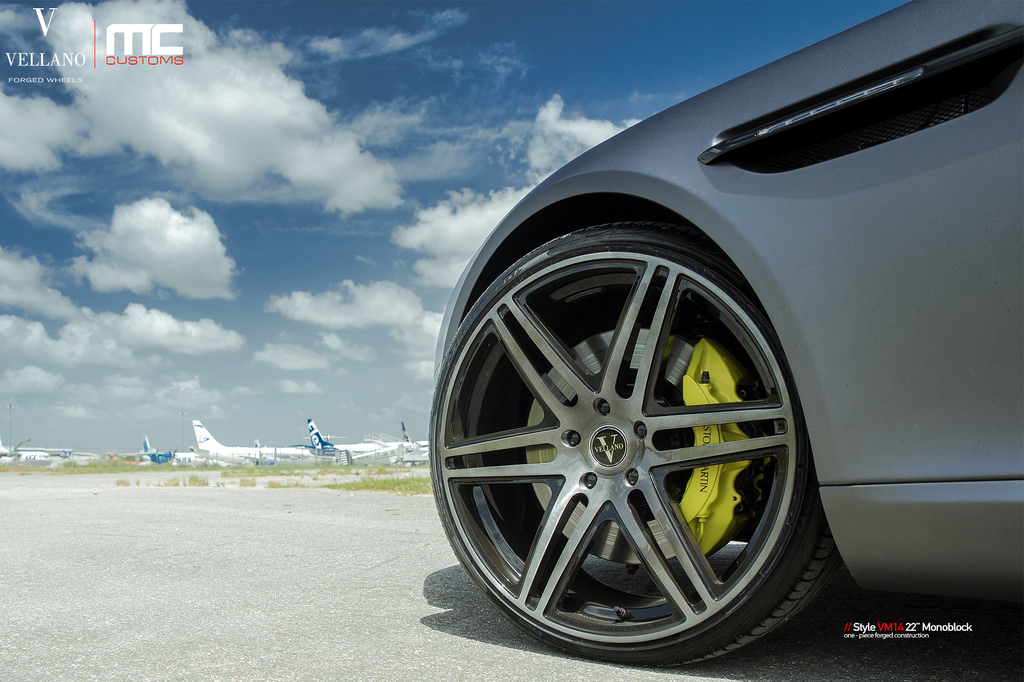photo 1 Aston Martin DB9 custom wheels Vellano  VM14  22x, ET , tire size X R22. x ET 