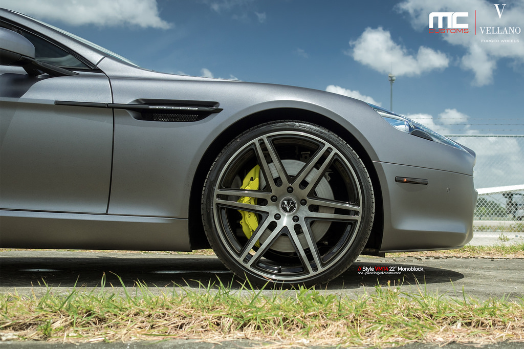 photo 2 Aston Martin DB9 custom wheels Vellano  VM14  22x, ET , tire size X R22. x ET 