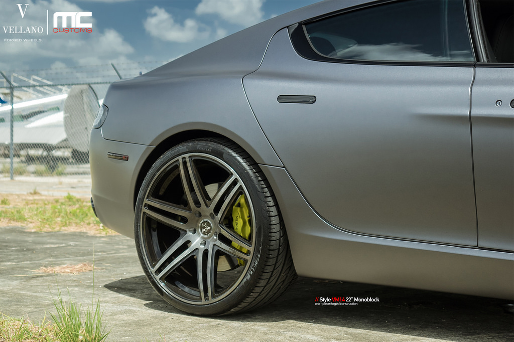 photo 3 Aston Martin DB9 custom wheels Vellano  VM14  22x, ET , tire size X R22. x ET 
