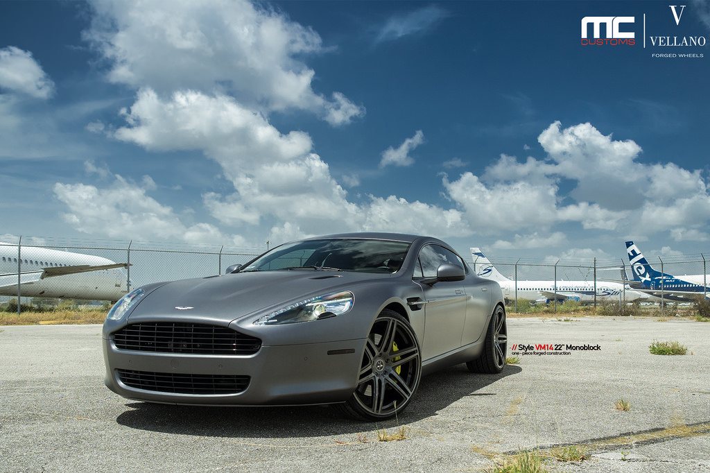 photo 12 Aston Martin DB9 custom wheels Vellano  VM14  22x, ET , tire size X R22. x ET 