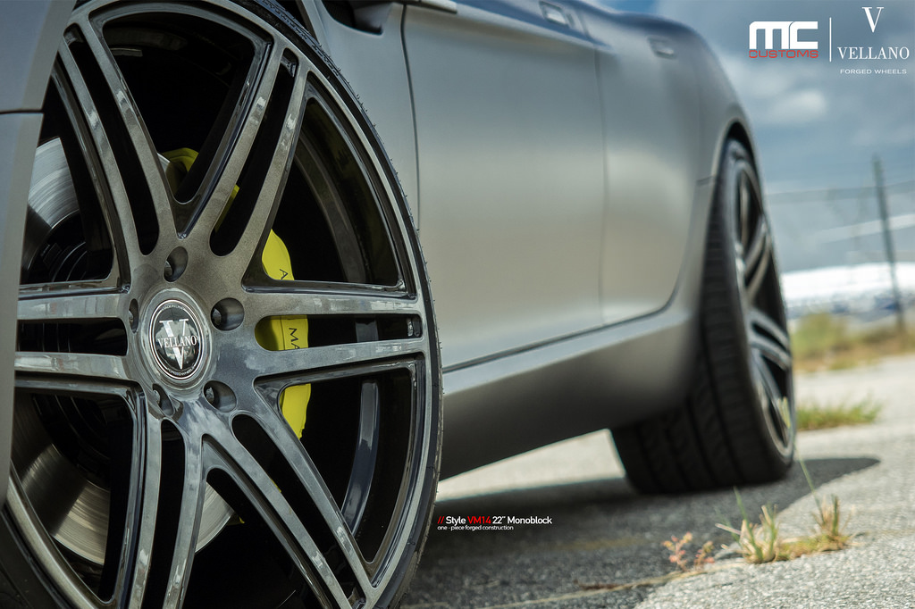 photo 4 Aston Martin DB9 custom wheels Vellano  VM14  22x, ET , tire size X R22. x ET 