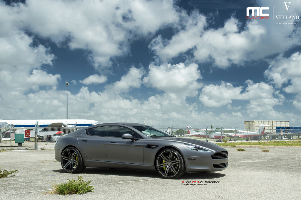 photo 14 Aston Martin DB9 custom wheels Vellano  VM14  22x, ET , tire size X R22. x ET 
