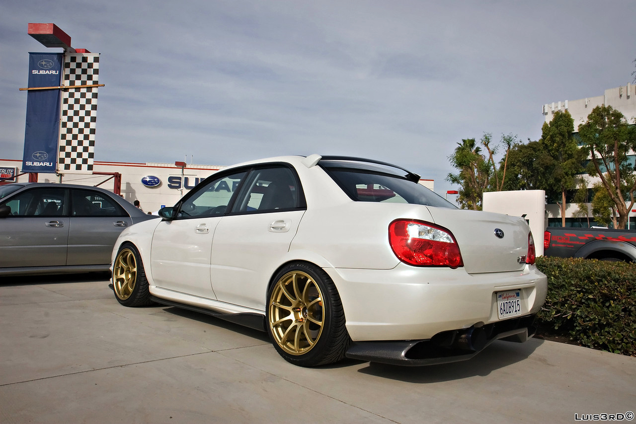 photo 3 Subaru Impreza WRX STi custom wheels Advan RGII 18x10.0, ET +35, tire size 265/35 R18. 18x10.0 ET+35 