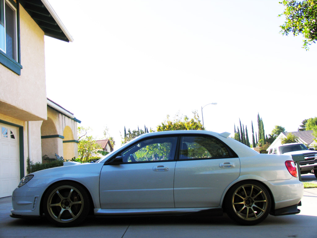 photo 8 Subaru Impreza WRX STi custom wheels Advan RGII 18x10.0, ET +35, tire size 265/35 R18. 18x10.0 ET+35 