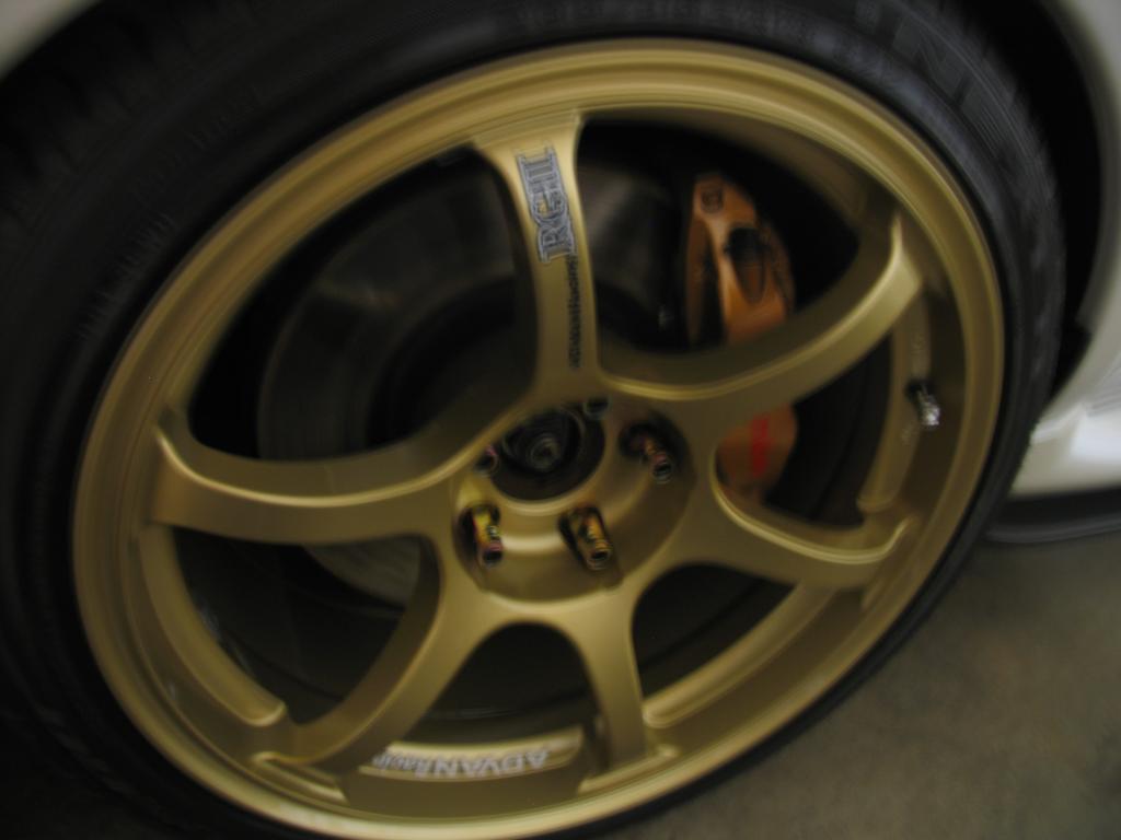 photo 10 Subaru Impreza WRX STi custom wheels Advan RGII 18x10.0, ET +35, tire size 265/35 R18. 18x10.0 ET+35 