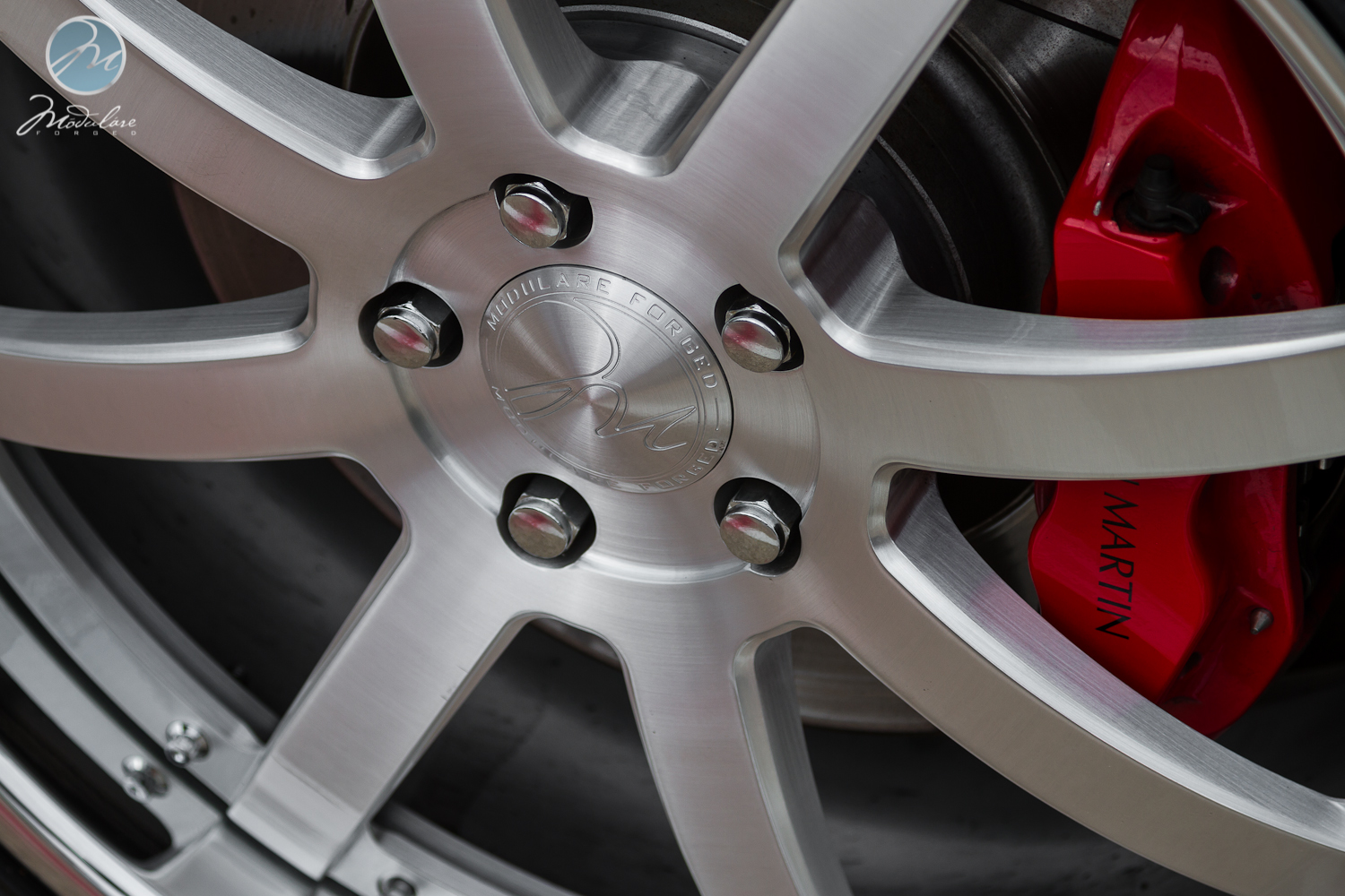 photo 2 Aston Martin DB9 custom wheels Modulare  M28  21x9.0, ET , tire size 255/30 R21. 21x10.5 ET 295/25 R21