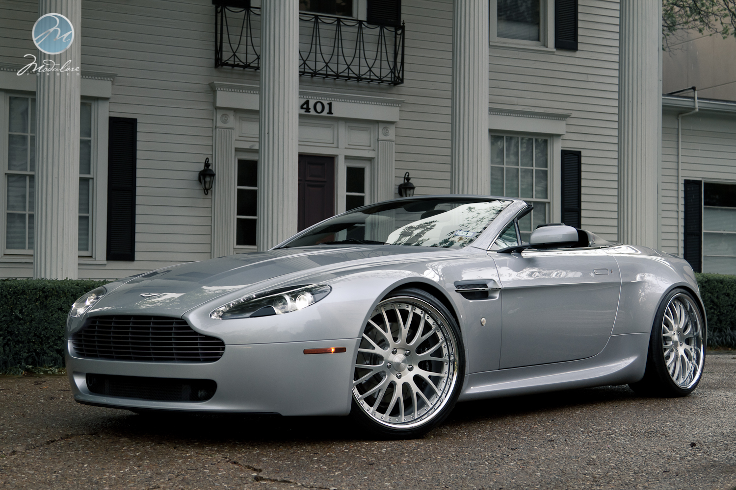 photo 1 Aston Martin V8 Vantage custom wheels Modulare M24 3 21x9.0, ET , tire size 255/30 R21. 21x10.5 ET 295/25 R21