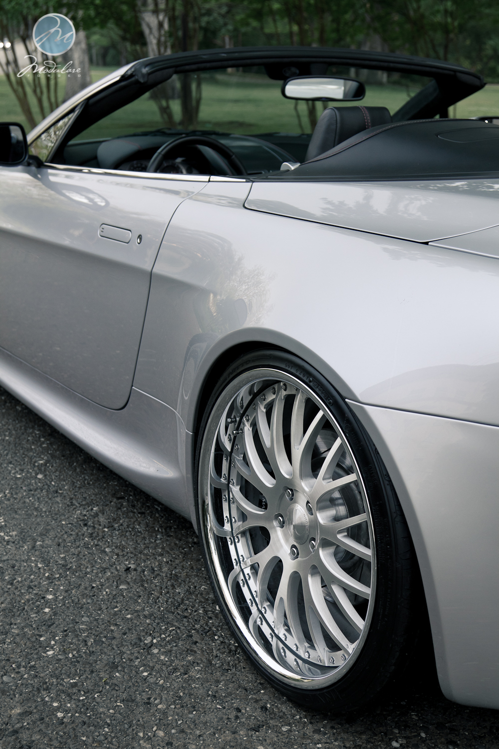 photo 4 Aston Martin V8 Vantage custom wheels Modulare M24 3 21x9.0, ET , tire size 255/30 R21. 21x10.5 ET 295/25 R21