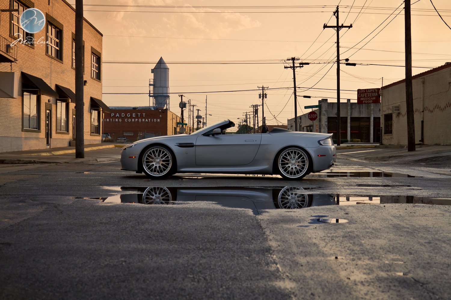 photo 9 Aston Martin V8 Vantage custom wheels Modulare M24 3 21x9.0, ET , tire size 255/30 R21. 21x10.5 ET 295/25 R21
