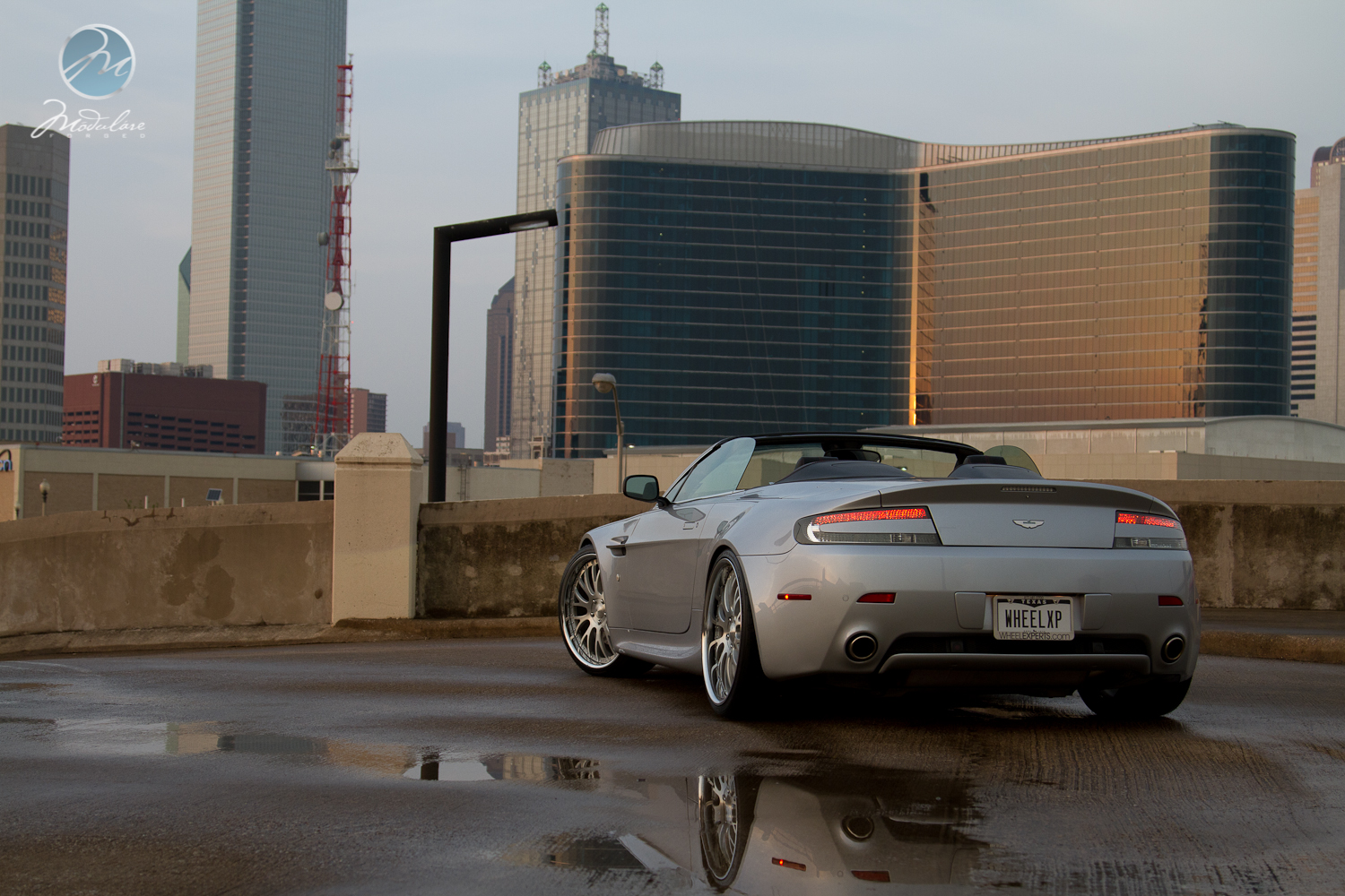 photo 10 Aston Martin V8 Vantage custom wheels Modulare M24 3 21x9.0, ET , tire size 255/30 R21. 21x10.5 ET 295/25 R21