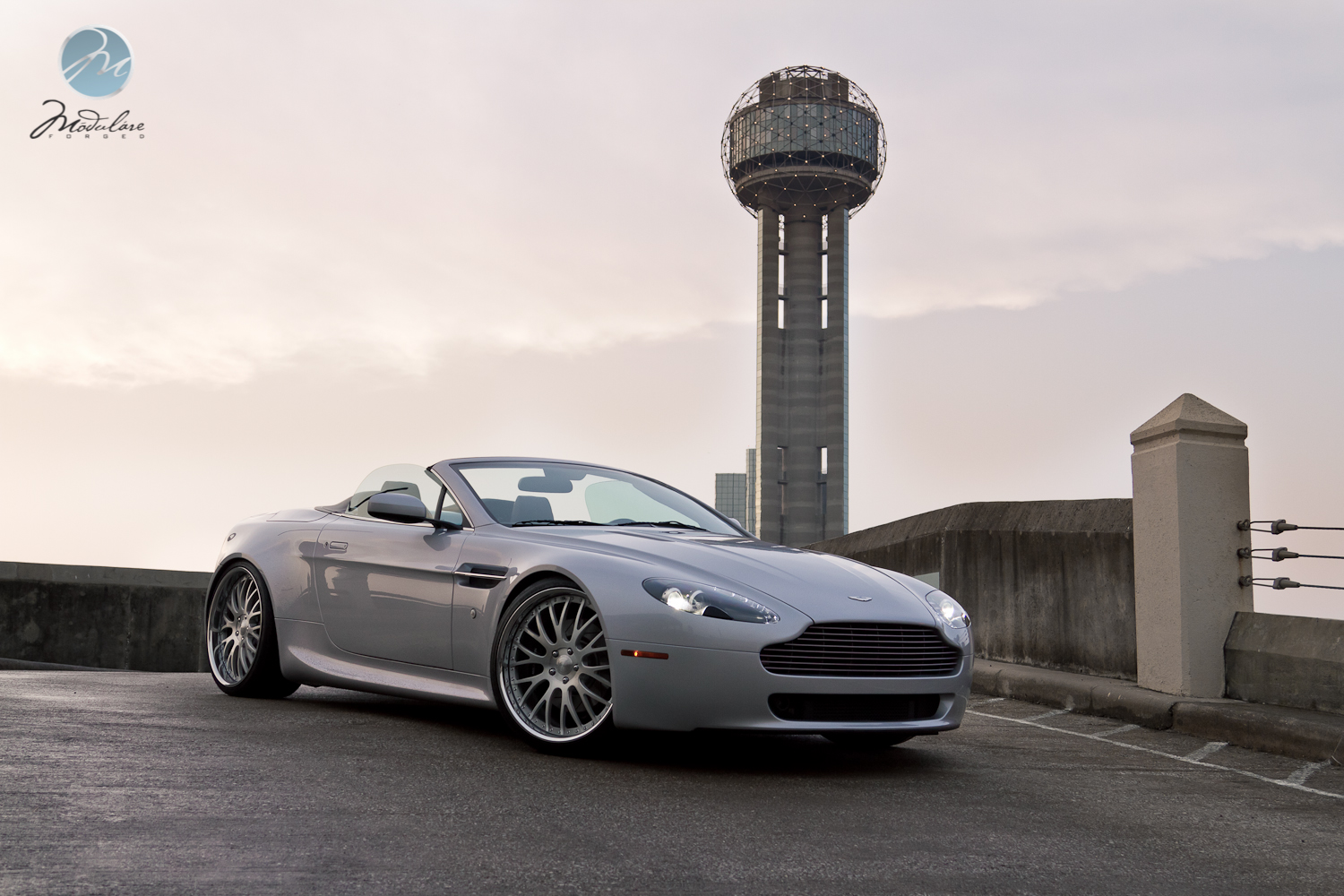 photo 13 Aston Martin V8 Vantage custom wheels Modulare M24 3 21x9.0, ET , tire size 255/30 R21. 21x10.5 ET 295/25 R21