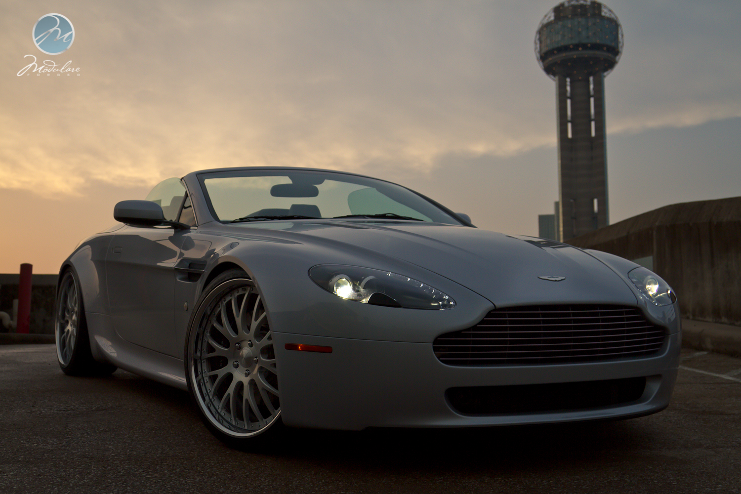 photo 14 Aston Martin V8 Vantage custom wheels Modulare M24 3 21x9.0, ET , tire size 255/30 R21. 21x10.5 ET 295/25 R21