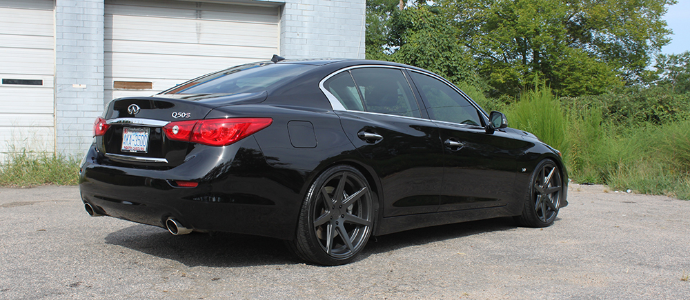photo 3 Infiniti Q50 custom wheels Rohana RC7 20x9.0, ET +32, tire size 245/35 R20. 20x10.0 ET+45 275/35 R20