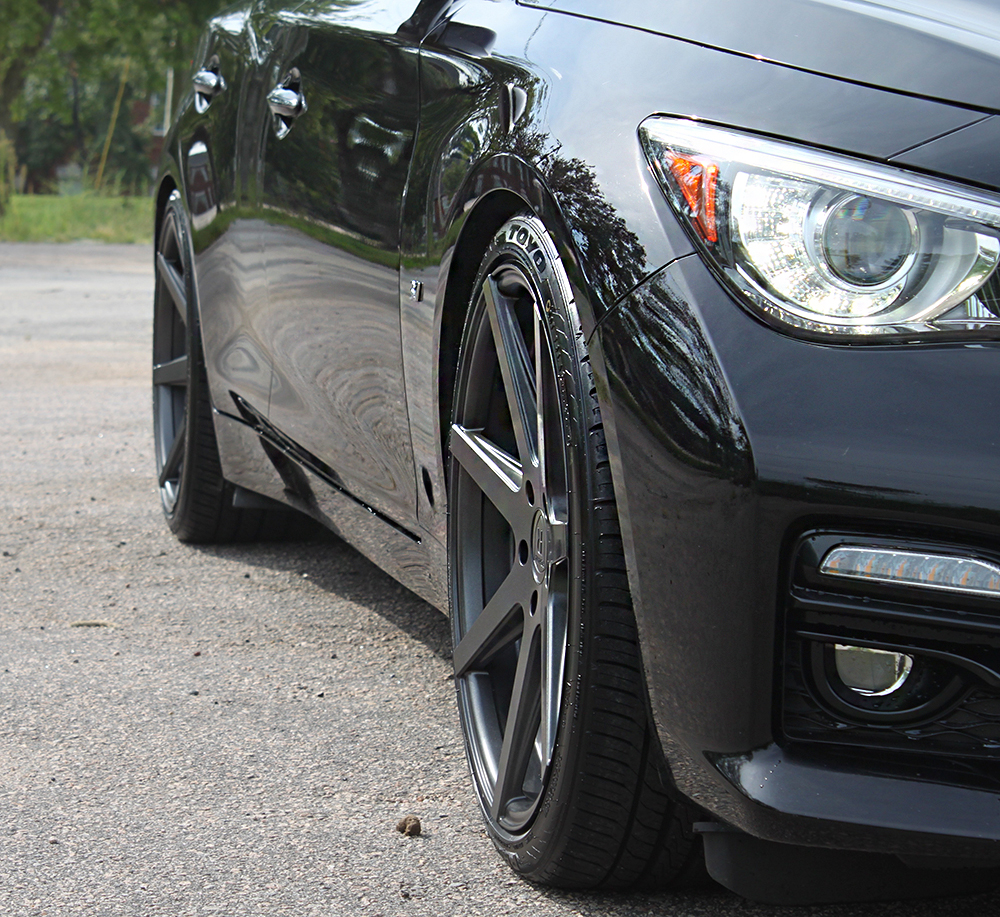 photo 4 Infiniti Q50 custom wheels Rohana RC7 20x9.0, ET +32, tire size 245/35 R20. 20x10.0 ET+45 275/35 R20