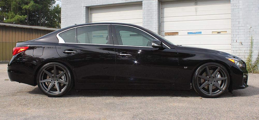 photo 2 Infiniti Q50 custom wheels Rohana RC7 20x9.0, ET +32, tire size 245/35 R20. 20x10.0 ET+45 275/35 R20