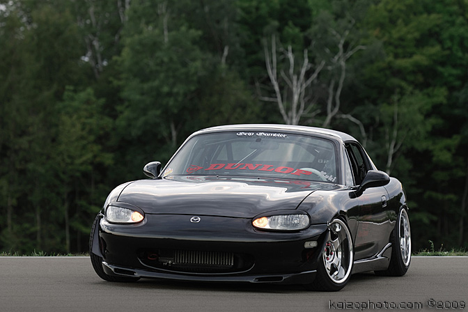 photo 2 Mazda MX-5 Miata custom wheels SSR SP1-R 16x8.0, ET 0, tire size 205/40 R16. 16x9.0 ET+13 215/45 R16