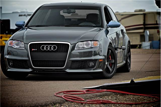 photo 1 Audi RS 4 custom wheels Advan TCIII 18x9.0, ET +25, tire size 265/35 R18. x ET