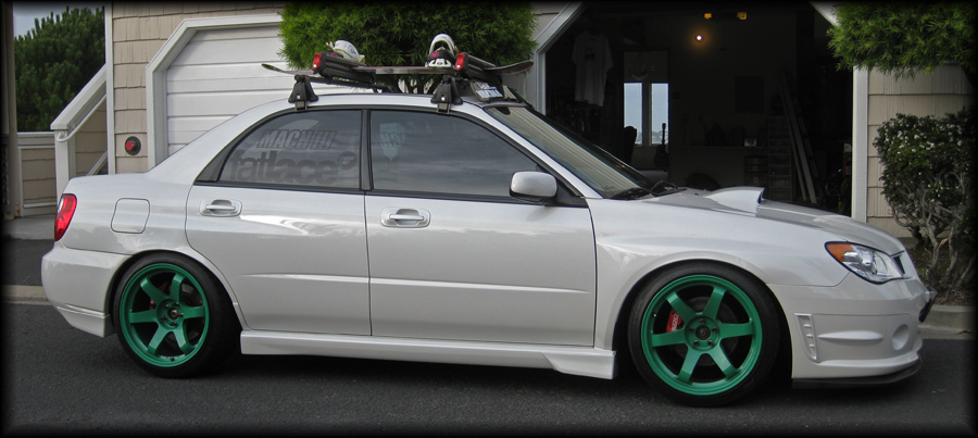 photo 1 Subaru Impreza WRX custom wheels Rota Grid 18x10.0, ET +32, tire size 255/35 R18. x ET 