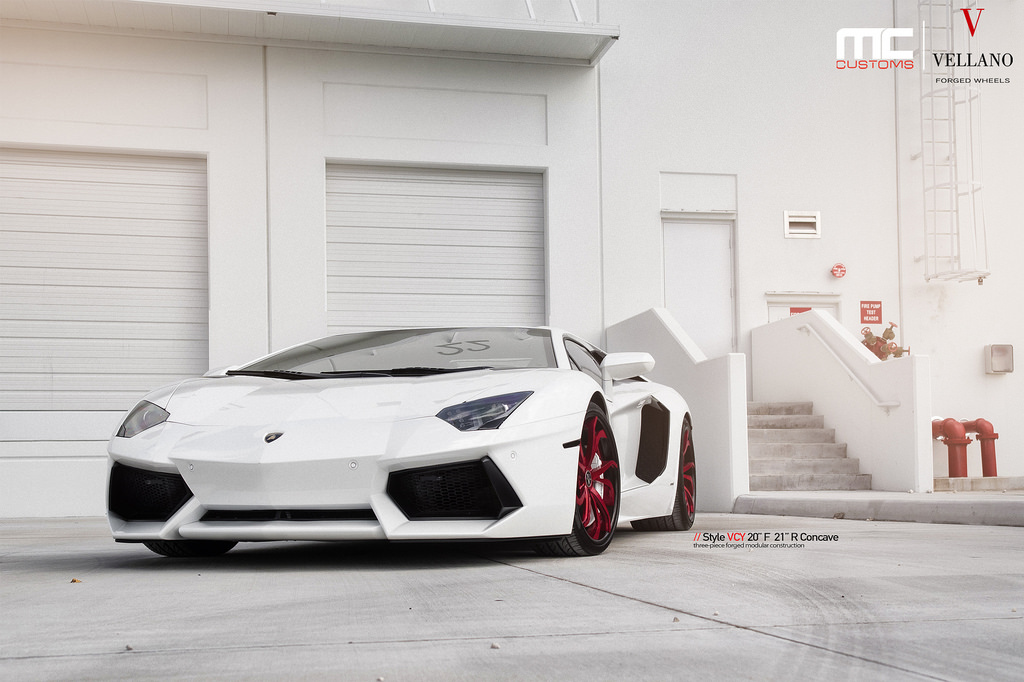 photo 2 Lamborghini Aventador custom wheels Vellano VCY 20x, ET , tire size X R20. 21x ET