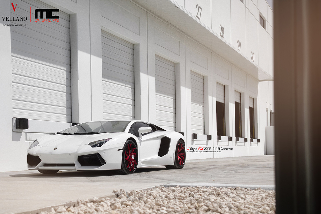 photo 9 Lamborghini Aventador custom wheels Vellano VCY 20x, ET , tire size X R20. 21x ET