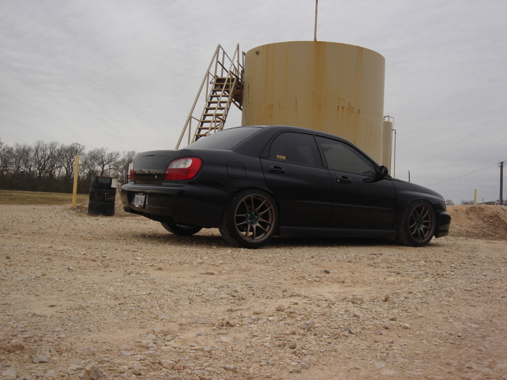 photo 5 Subaru Impreza WRX custom wheels Work Wheels Emotion CRKai 18x9.5, ET +38, tire size 255/35 R18. x ET 