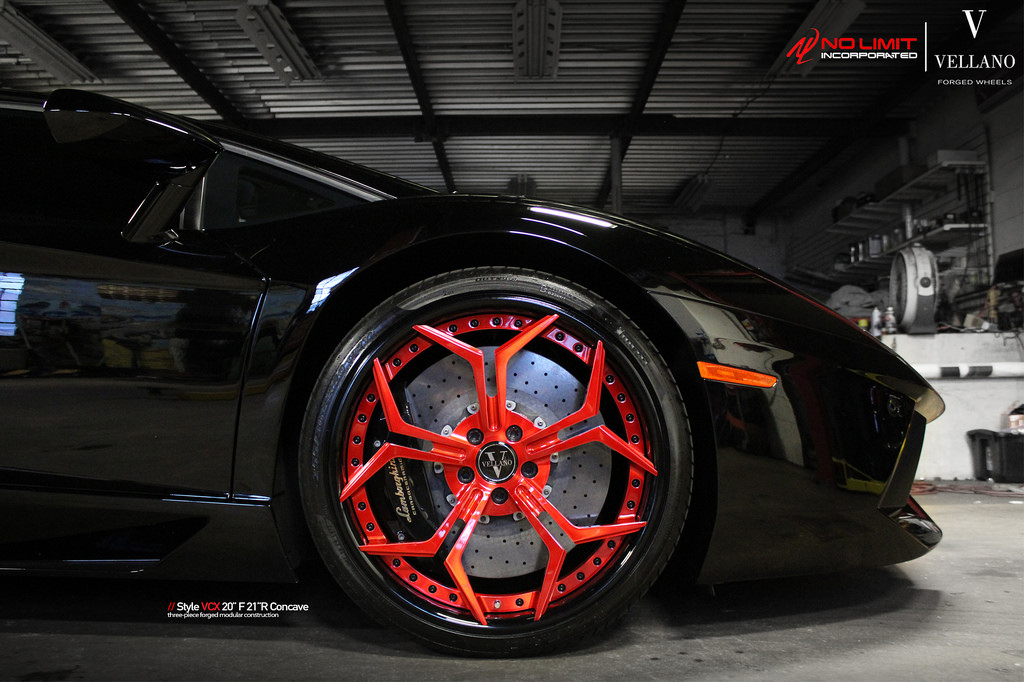 photo 1 Lamborghini Aventador custom wheels Vellano VCX 20x, ET , tire size X R20. 21x ET 
