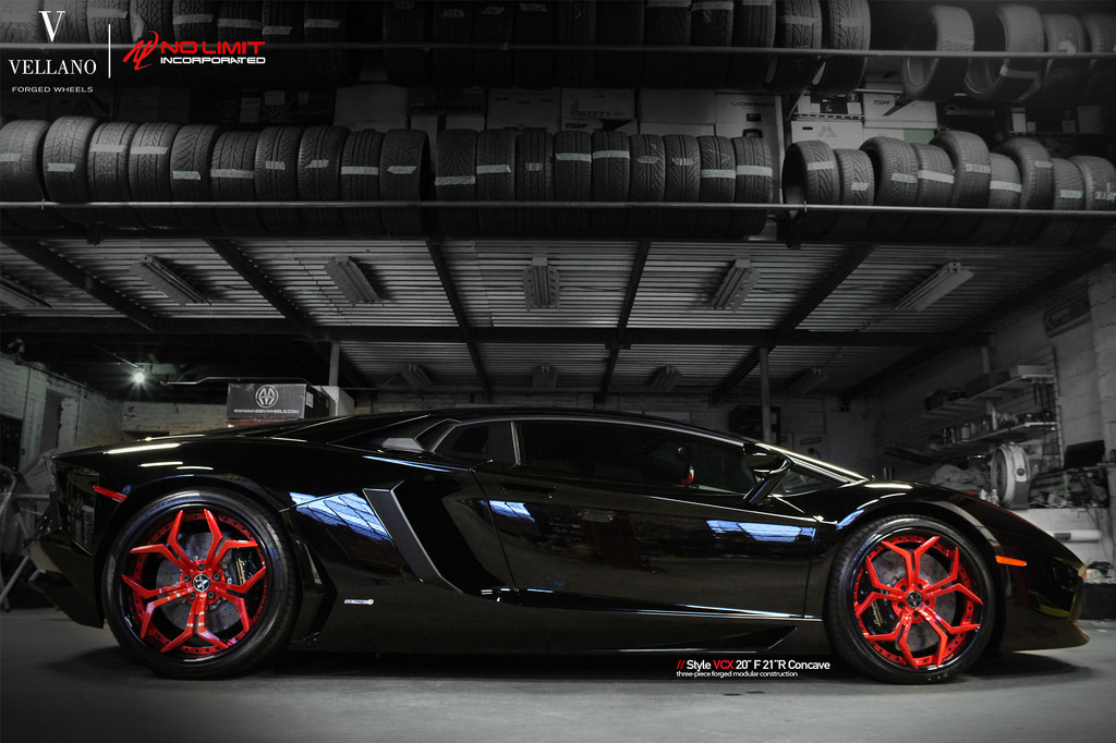 photo 2 Lamborghini Aventador custom wheels Vellano VCX 20x, ET , tire size X R20. 21x ET 