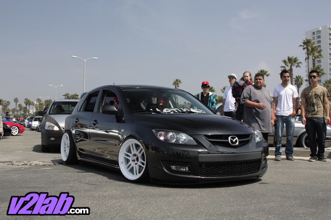 photo 1 Mazda MAZDASPEED3 custom wheels Enkei RPF1 18x9.5, ET +15, tire size X R18. 18x10.5 ET+15