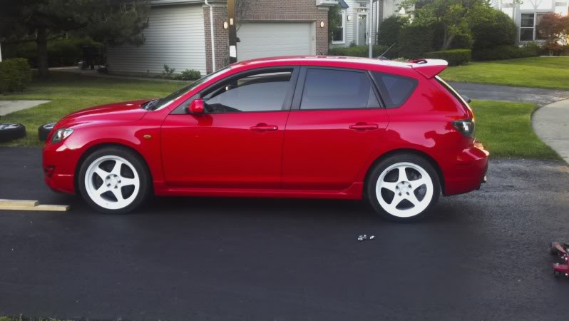 photo 1 Mazda MAZDASPEED3 custom wheels 18x8.5, ET +45, tire size 235/40 R18. x ET