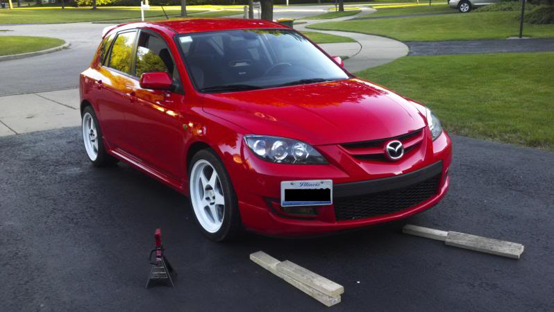 photo 3 Mazda MAZDASPEED3 custom wheels 18x8.5, ET +45, tire size 235/40 R18. x ET
