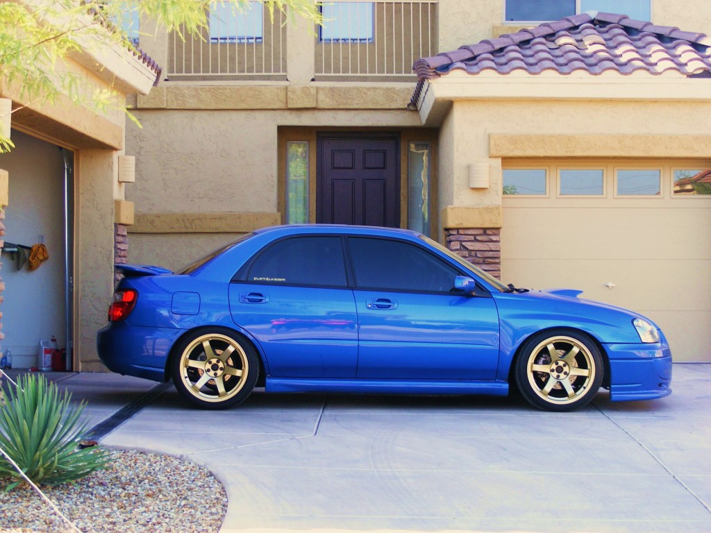 photo 1 Subaru Impreza WRX custom wheels Rota Grid 18x9.5, ET +38, tire size 235/40 R18. x ET 